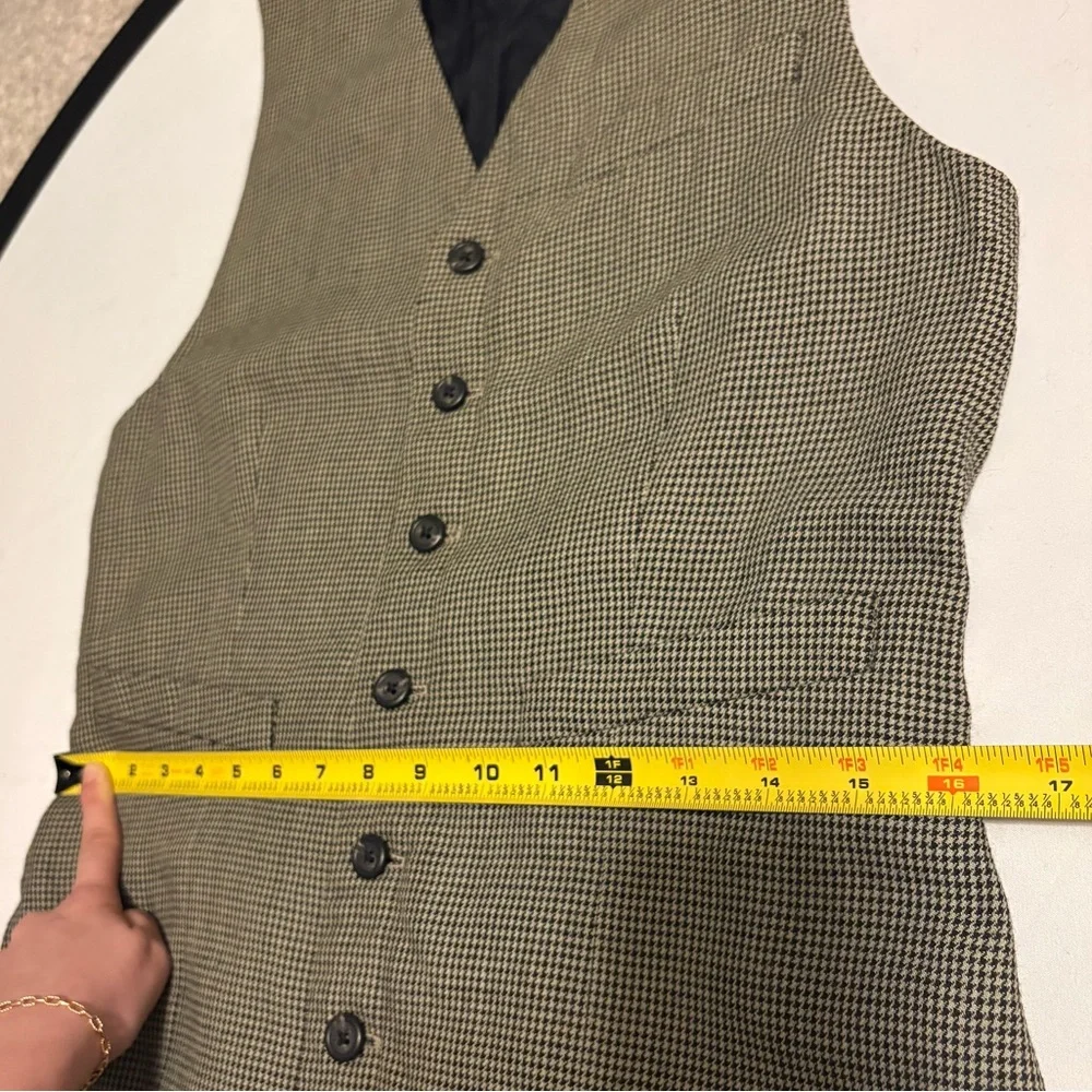 Vintage Ralph Lauren Collection 90s Pencil Dress Sheath Button Up Long Blazer 6 - Picture 10 of 16